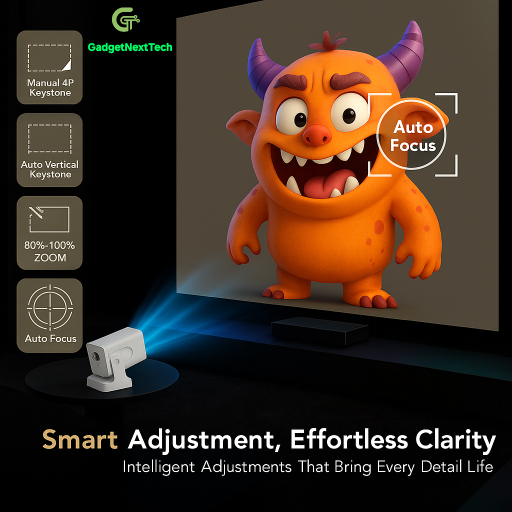 1080P Smart Projector — Portable Home Theater Edition 📽️