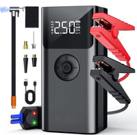 Don’t Get Stranded! 🚨 4-in-1 Jump Starter + Tire Pump + Power Bank + LED — 7500A SuperBoost